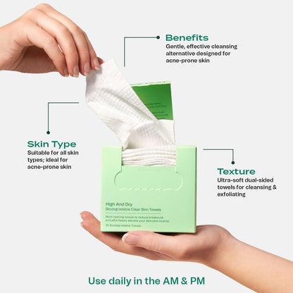 Biodegradable Clear Skin Towels